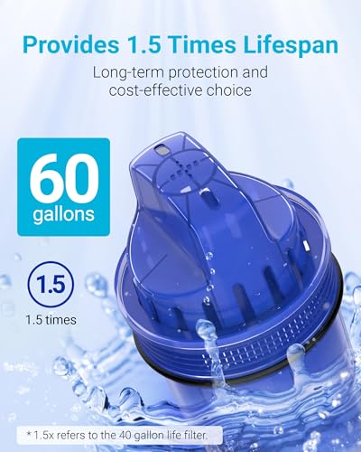 4 Packs Pitcher Water Filter Replacement for All PUR®, PUR® Plus Pitcher and Dispenser Filtration Systems, CRF950Z, PPF951K, PPF900Z, NSF Certified, AQUA CREST - Image 5