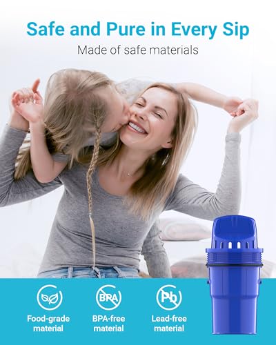 4 Packs Pitcher Water Filter Replacement for All PUR®, PUR® Plus Pitcher and Dispenser Filtration Systems, CRF950Z, PPF951K, PPF900Z, NSF Certified, AQUA CREST - Image 9