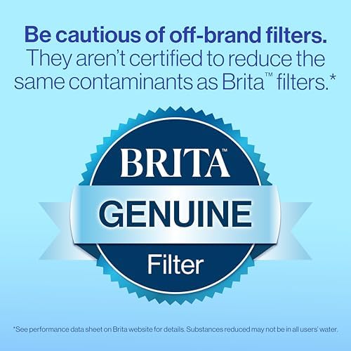 Brita Plus Water Filter, BPA-Free, High-Density Replacement Filter for Pitchers and Dispensers, Reduces 2x Contaminants*, Lasts Two Months or 40 Gallons, Includes 4 Filters - Image 5