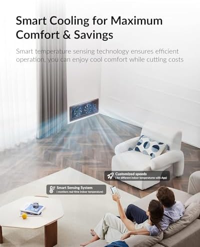 Super Quiet Register Booster Fan for 4" x 12" Register Holes, Smart Register Vent with Dual Intelligent Thermostat and WIFI App Control, Heating Cooling AC Vent Fan (ORB) - Image 7