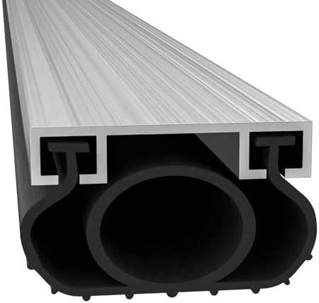 Garage Door Seals Bottom Rubber Weather Stripping Kit Replacement, U+O Ring Weatherproof Threshold Buffering Sealing Rubber, 1/4 Inch T Ends, 4 Inch Width (20 Ft) - Image 9