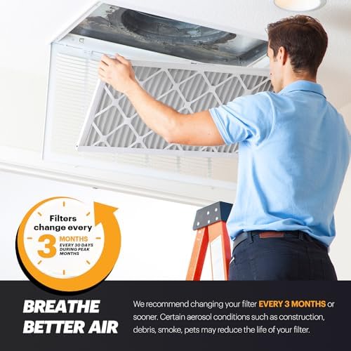 BNX TruFilter 12x12x1 Air Filter MERV 11 (6-Pack) - MADE IN USA - Allergen Defense Electrostatic Pleated Air Conditioner HVAC AC Furnace Filters for Allergies, Dust, Pet, Smoke, Allergy MPR 1200 FPR 7 - Image 7