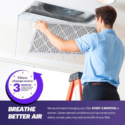 BNX TruFilter 12x12x1 Air Filter MERV 8 (6-Pack) - MADE IN USA – Dust & Pet Defense Pleated Air Conditioner HVAC AC Furnace Filters for Dust, Pet, Mold, Pollen MPR 600 – 700 & FPR 5 - Image 7