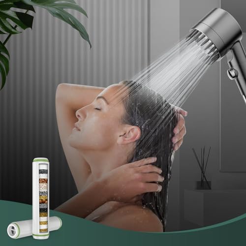Shower Filter for Handheld Shower Head, 2 Pack 18 Stage Replacement Filters for Hard Water Remove Chlorine and Harmful Substances - Image 7
