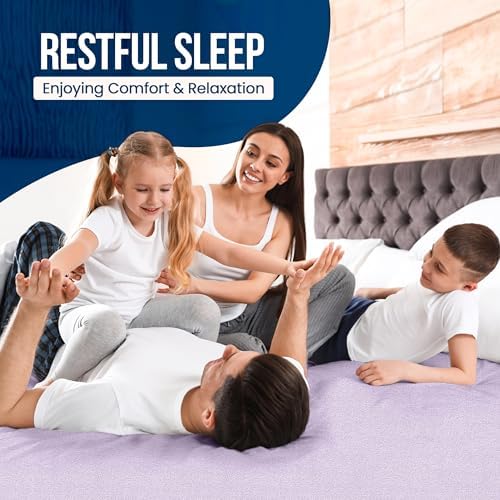 Utopia Bedding Waterproof Mattress Protector Full Size, Premium Terry Mattress Cover 200 GSM, Breathable, Fitted Style with Stretchable Pockets (Lavender) - Image 7