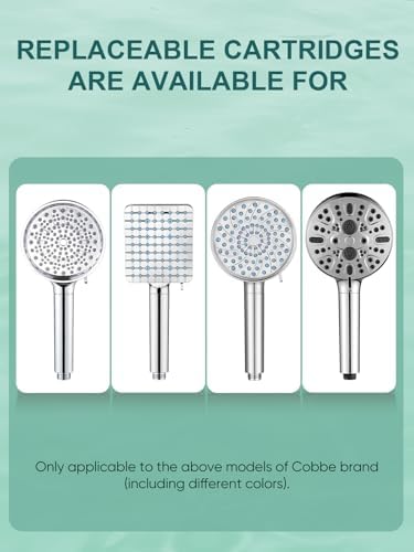 Cobbe 2 Pack Replacement Filters for Handheld Shower Head - Water Softener Filters Beads for Hard Water - Remove Chlorine - Reduces Dry Itchy Skin - Image 3