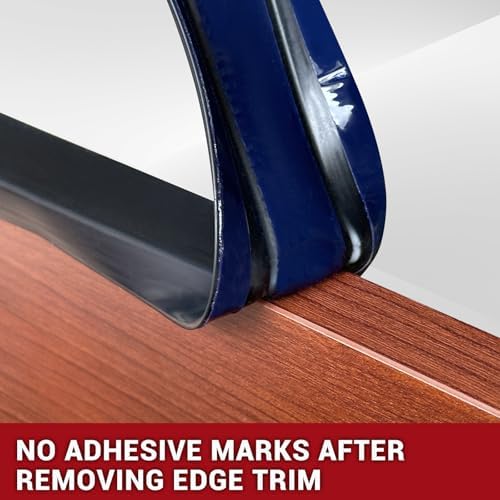 Rubber Edge Trim, 3/4" Self Adhesive Flexible U Channel Edge Protecter, EPDM Material Big Size Deep U Channel Gasket for Plywood, Tables, Desks, Cabinets, Black Color, 20Ft - Image 4