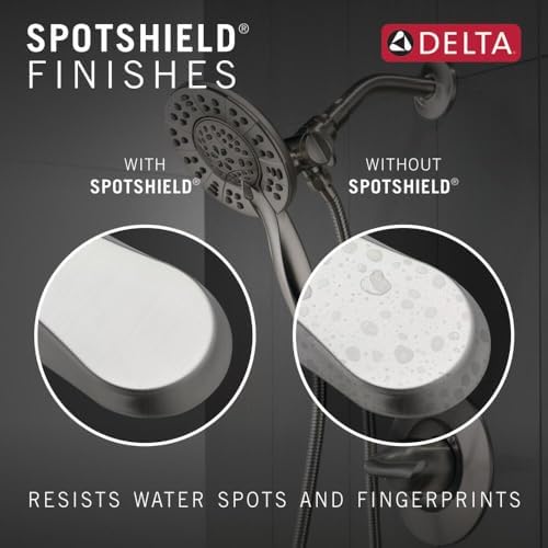 Delta 342702-SP Modern Shower Faucet, Stainless - Image 6