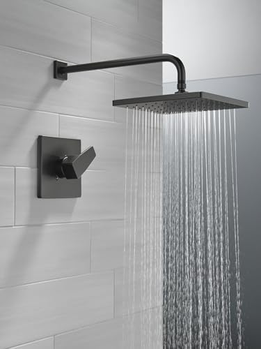 Delta Faucet Modern Raincan Square Single-Function Shower Valve Trim Kit Gold, Shower Faucet Set, Rainfall Shower Head Gold, Delta Shower Kit, Champagne Bronze T14268-CZ-PP (Valve Not Included) - Image 9