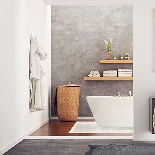 Flexible Quarter Round Molding, Mini Peel and Stick Rubber Trim Molding for Wall Edge Floor Corner,Staircase Cabinet Tub Edge (White, 78Inch) - Image 7