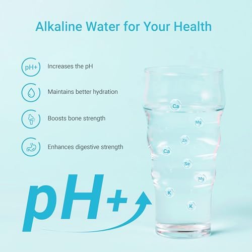 AQUA CREST Alkaline Water Filter, Intended for Brita® Pitchers and Dispensers, Everyday, UltraMax, Metro+, XL and More, NSF Certified, 2 Months, 6 Count, Mineralized Alkaline Water, Increases Water PH - Image 2