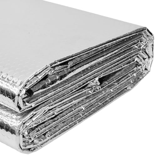 YoleShy Double Reflective Insulation 59 in X 8.2 FT RV Window Insulation for Summer Heat Reflective Window Film for Roof, Car, Garage Doors - Image 8