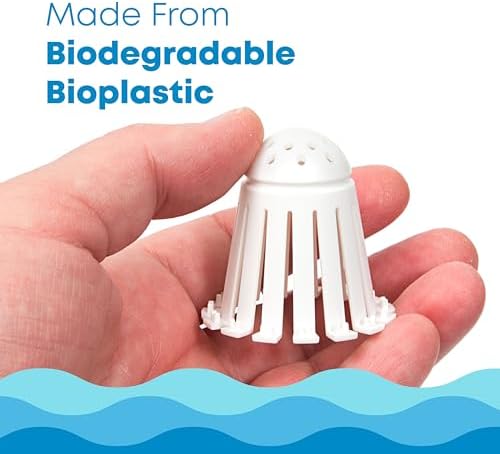 TubShroom Toss 21pk Disposable Bath Tub Drain Strainers - Hair Catcher Snare for Shower Bathtub to Prevent Clogged Drains, Traps Human and Pet Hair, One Year Supply (White) - Image 2