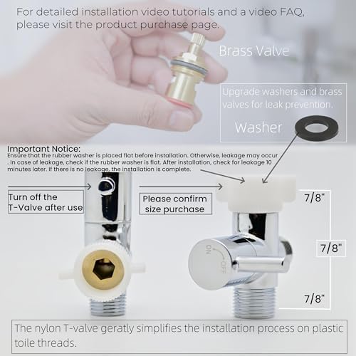 Handheld Toilet Bidet Sprayer for Toilet-Adjustable Water Pressure Control with Bidet Hose for Feminine Wash, Stainless Steel Brushed Nickel Cloth Diaper for Baby Wash (Stainless Steel, 1) - Image 7