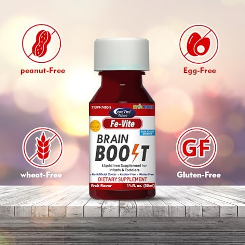 Pediatric FE-Vite Drops | Liquid Iron Supplement | 50ml, 1.66 Fl Oz (Pack of 1) - Image 5