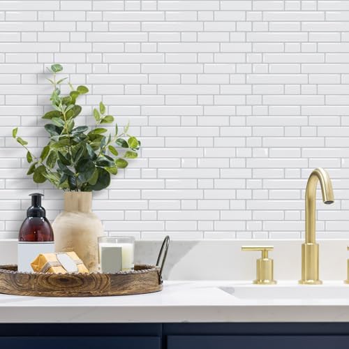 STICKGOO Peel and Stick Backsplash - 10 Sheets of 12”×12” - 3D Self Adhesive Peel and Stick Tile Backsplash for Kitchen & Bathroom - Image 6
