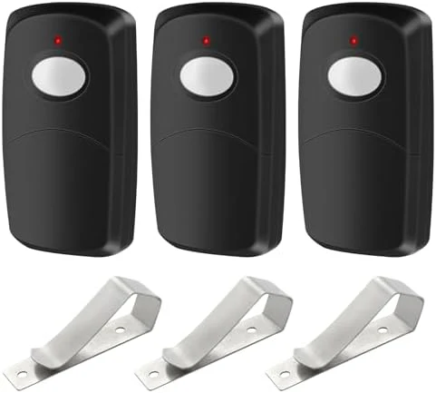 3 Replacement for Multicode Garage Gate Door Opener Remote,3089,308911,MCS308911,10 dip Switch,Black,300mhz