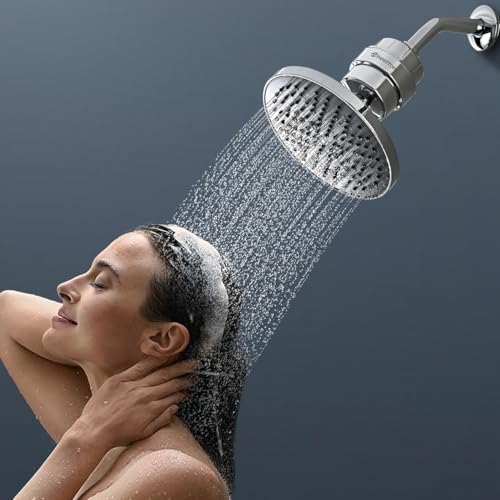 Wheelton Shower Filter - Upgraded Compressed Carbon Shower Head Filter for Hard Water, Remove Chlorine Fluoride, Heavy Metals, Chemicals to Revitalize Dry Itchy Skin Vitamin C Shower Water Filter - Image 8
