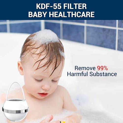 Bath Bathtub Shower Water Filter for Tub Faucet - Hard Water Softener - Remove Contaminants,Chlorine and Fluoride - Improves Skin, Hair and Nails Condition, White, BTBF-051 - Image 2