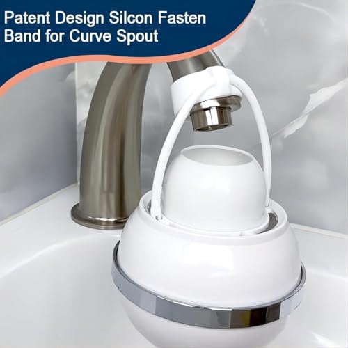 Bath Bathtub Shower Water Filter for Tub Faucet - Hard Water Softener - Remove Contaminants,Chlorine and Fluoride - Improves Skin, Hair and Nails Condition, White, BTBF-051 - Image 6