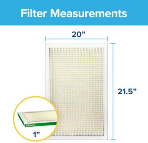 Filtrete 20x21.5x1 AC Furnace Air Filter, MERV 8, MPR 700, Tough on Pollen, Easy on Airflow, 3-Month Pleated 1-Inch Electrostatic Air Cleaning Filter, 4-Pack (Actual Size 19.69 x 21.19 x 0.81 in) - Image 2