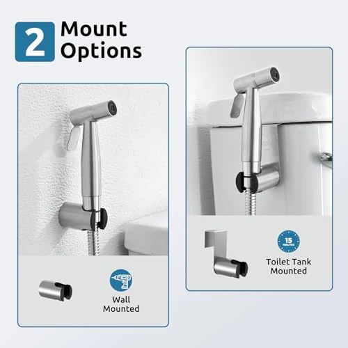 Hot and Cold Bidet Sprayer for Toilet, BRITULIF Bidet Attachment for Warm Water, Bidet with Warm Water Muslim Shower, Ideal for Feminine Hygiene, Pet Cleaning, Cloth Diapers, and Elderly Care - Image 4