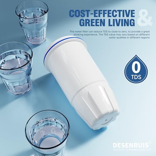 Upgraded Water Filter Replacement for Zero Pitcher and Dispenser ZR-001 ZR-004 ZP-006 ZR-017, Multi-Stage Filter System, Effectively Reducing Lead, Chromium, PFOA, and PFOS, Pack of 2, By DESENRUIS - Image 5