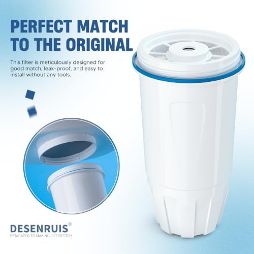 Upgraded Water Filter Replacement for Zero Pitcher and Dispenser ZR-001 ZR-004 ZP-006 ZR-017, Multi-Stage Filter System, Effectively Reducing Lead, Chromium, PFOA, and PFOS, Pack of 2, By DESENRUIS - Image 6