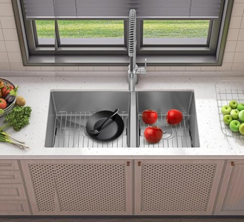 SunnyPoint 304 Stainless Steel Sink Protector Rack – Rust-Resistant Grid for Kitchen Sink Bottom, Scratch Prevention, Drainage Support,(Small) (10.75"x12.4") - Image 5