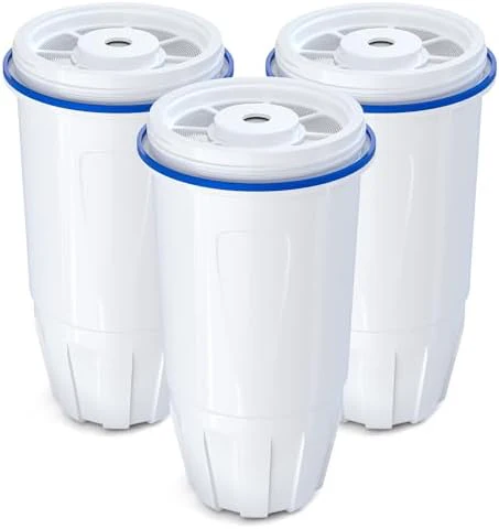 Upgraded Water Filter Replacement for Zero Pitcher and Dispenser ZR-001 ZR-004 ZP-006 ZR-017, Multi-Stage Filter System, Effectively Reducing Lead, Chromium, PFOA, and PFOS, Pack of 3, By DESENRUIS