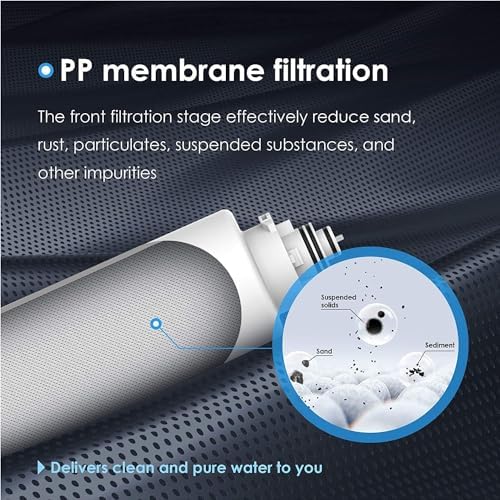 Waterdrop TSPP Under Sink Sediment Water Filter, Replacement TSU-W 3-Stage Ultra-Filtration Under Sink Water Filter System, 2 Pack - Image 4