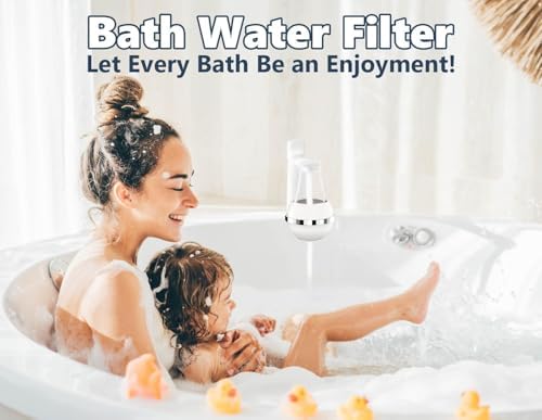 Bath Water Filter for Tub Faucet with Overflow,2,500 Gallons of Filtration,Remove contaminants,Chlorineand Fluoride,Hard Water Softener,Enhances The Health of Skin,Hair,Nails(Premium Version) - Image 6