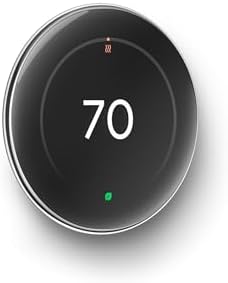Google Nest Learning Thermostat (4th Gen, 2024) with Nest Temperature Sensor - Energy Saving Smart Thermostat with Adaptive Eco - Works with Alexa and Google Home App - Polished Silver - Image 2