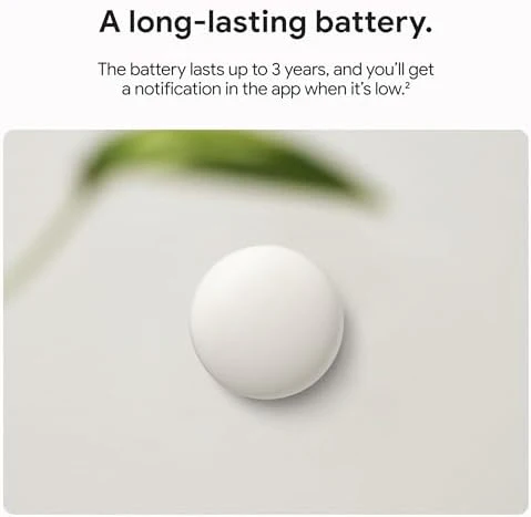 Google Nest Temperature Sensor (2nd Gen) 3 Pack - Room Comfort Sensor with Scheduling - Works with The Nest Learning Thermostat (3rd and 4th Gen) and Nest Thermostat E - Porcelain - Image 8
