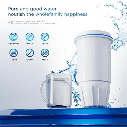 BOGDA 4 Pack Water Filter Replacement Zero, 5-Stage Compatible with Zero Pitcher and Dispenser, Fit for Zero Filter Water Replacement Filters and ZR-001 ZR-017 ZR-004 - Image 5