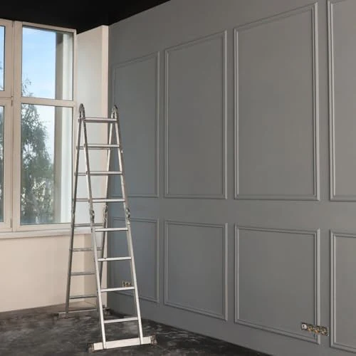 Pangda 3 Set Peel and Stick Wall Molding Kit, Premade Accent Molding Wainscoting Panel for Interior Wall Moulding Decor, Ready to Assemble Wainscoting Accent Panel (54 x 24 in) - Image 5