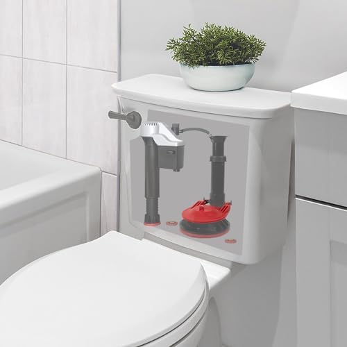 Korky 3062, 2 Pack Large 3-Inch Premium Toilet Flapper Long Lasting Rubber-Easy to Install-Made in USA, Red - Image 5