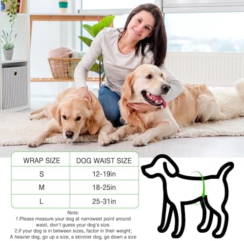 Dog Diapers Male Disposable Super Absorbent, 100 Count, Male Dog Wraps Leak Proof, Ultra Dry & Breathable, Small - Image 6