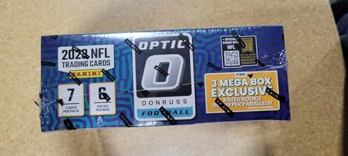 2023 Panini Donruss Optic Football Hobby Trading Card Mega Box (Red Hyper Parallels) - Image 2