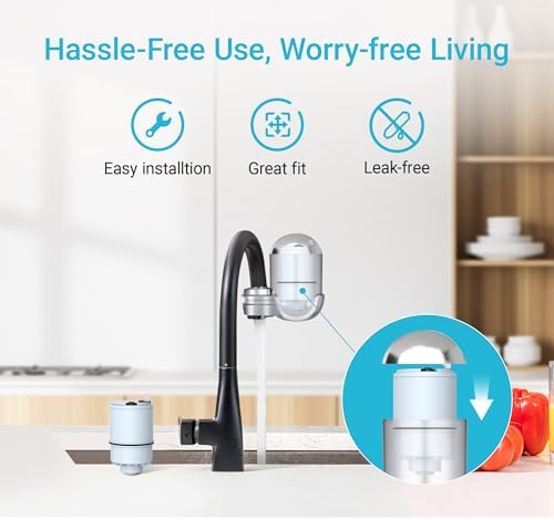 [Alkaline] 3 Pack Filter Replacement for All PUR®, PUR®PLUS Faucet Filtration Systems, Pur® RF-9999® Faucet Water Filter, NSF Certified, AQUA CREST - Image 7