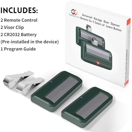 2 for Chamberlain Craftsman Garage Door Opener Remote 891LM 971LM Universal,Green - Image 6