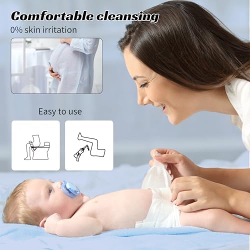 Portable Bidet for Travel, VITCOCO Rechargeable Electric Travel Bidet Sprayer with Adaptor, Waterproof High Pressure Handheld Bidet for Women Men Baby Cleaning - Image 2