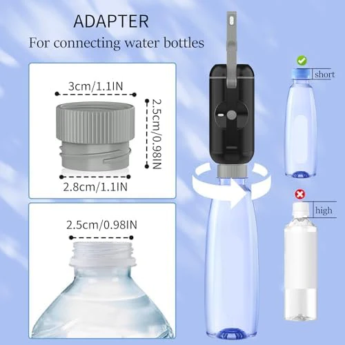 Portable Bidet for Travel, VITCOCO Rechargeable Electric Travel Bidet Sprayer with Adaptor, Waterproof High Pressure Handheld Bidet for Women Men Baby Cleaning - Image 3