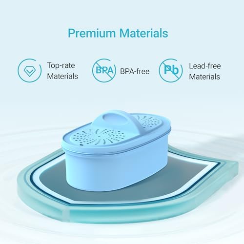 Alkaline Water Filter Replacement for All Waterdrop Pitcher and Dispenser Filtration System, Fits Waterdrop WD-PF-AL, Reduces PFOA/PFOS, Chlorine, Last Up to 100 Gallons, 3 Packs, AQUA CREST - Image 7