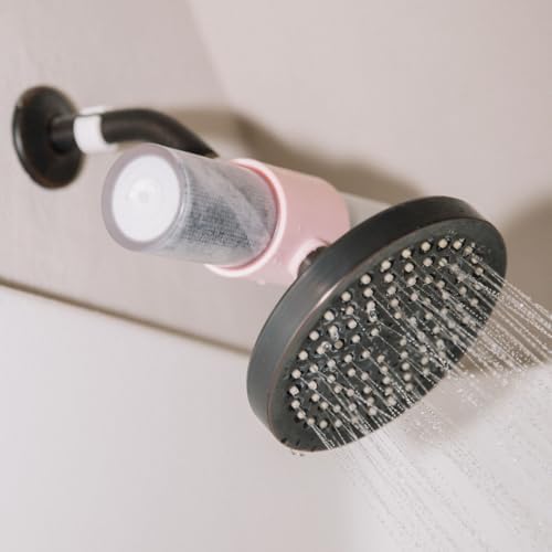 Weddell Duo Shower Filter - NSF Certified Shower Filter, High Pressure Activated Carbon Filter, Removes Chlorine, PFAS & Particulates, Clinically Tested For Healthier Skin & Hair (Pink) - Image 9