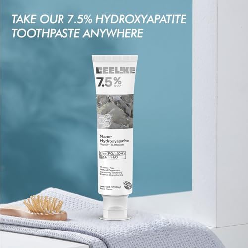 CEELIKE Hydroxyapatite Toothpaste for Advanced Enamel Protection, Gentle and Effective Formula, Fluoride-Free Toothpaste for Sensitive Teeth, 4.23oz (3) - Image 6