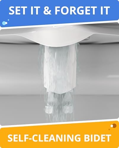 Clear Rear Bidet Attachment for Toilet - Self-Cleaning Dual Nozzle Bidet Toilet Seat with Adjustable Water Pressure - Easy Installation - Hygienic Toilet Accessories - Image 7
