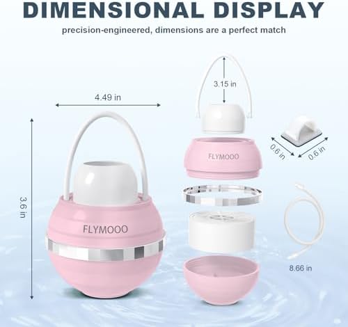 Bath Water Filter for Tub Faucet - 8 Stages Bathtub Water Filter Reduces Contaminants for Softer, Smoother Skin - 2,500 Gallons of Filtration, BPA Free (Pink) - Image 2