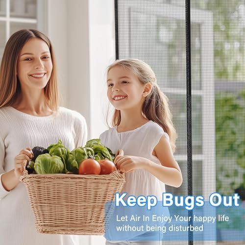 High-Density Magnetic Screen Door Mesh for Home and Patio, Tear Resistant Backdoor Screen Net with Magnetic Closure - Image 7