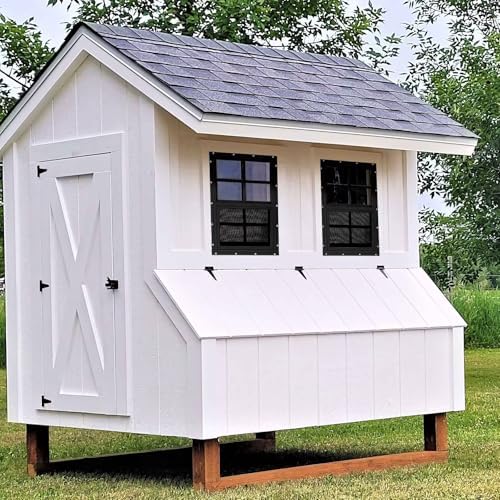 COLORPAPA 2 Pack Shed Windows,12" x 18" Small Sliding Windows,Flush Mount Windows with Tempered Glass and Fiberglass Screen for Shed, Chicken Coop, Playhouse, Household, Garage, Barns (Black) - Image 5